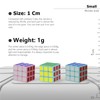 Mini 3x3 Speed Cube - Miniature Magic Cube Puzzle,Small Size