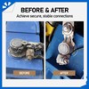2Pcs Battery Terminal Bolt Kit, T-Bolt Car Battery Cable Extender,