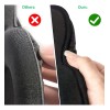 Antifaz para Dormir Ergonómico Negro Espuma Memoria Ajustable Bloquea Luz
