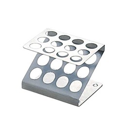 As One SUS304 /6-309-01 Test Tube Stand, Z Type, Type 1, 0.5 inch (13 mm) φ x 12 Pieces