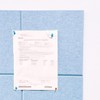 Large Cork Board Alternative, 11.8''x11.8'' 6 Pack Felt Bulletin Board