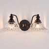 XIEDUN Farmhouse Bathroom Light Fixtures Black Vanity Lights for Bathroom