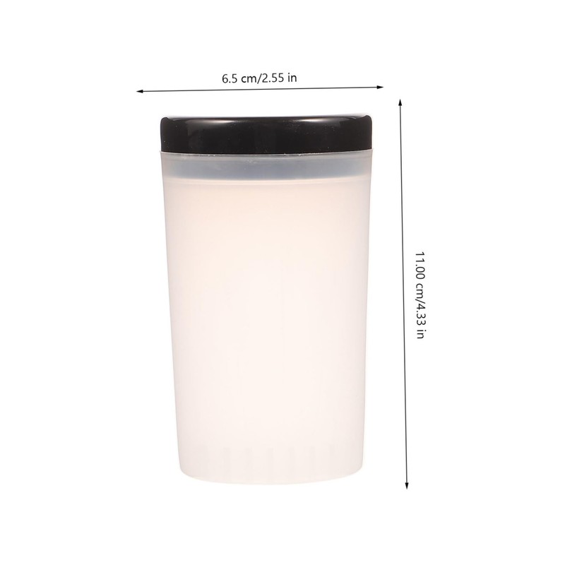 Baluue Portable Crystal Pen Wash Cup for Artists Nail Pen