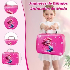 Juguetes para Ninas, Juguetes Maquillaje, Maquillaje Real para Niñas, Juguetes de Maquillaje para niñas - Regalo Ideal para Cumpleaños, Navidad y Fies
