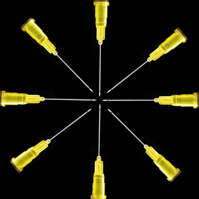 100 Pack 20Ga 1 Inch Stainless Steel Dispensing Lab Tools