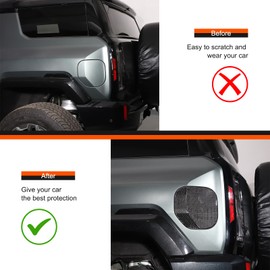 Fuel Tank Cover Cap Fits 2024 2025 and up Compatible with Hummer EV Dry Carbon Outer Exterior Trim I Lightweight Strong with UV-Resistant Clear Coating Updated Look (1pcs)