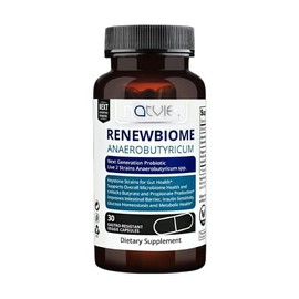 Renewbiome Anaerobutyricum - Probiotic with Anaerobutyricum hallii and Anaerobutyricum soehngenii - 5 billion CFU per 1 gastric juice resistant capsule - 30 capsules
