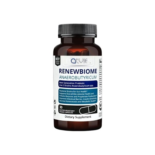 Renewbiome Anaerobutyricum - Probiotic with Anaerobutyricum hallii and Anaerobutyricum soehngenii