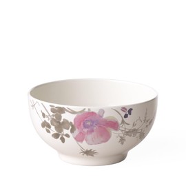Villeroy & Boch Mariefleur Gris Basic Ciotola, Porcellana Premium, Bianco/Multicolore