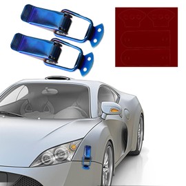 WINUERK 2PCS Car Bumper Clip Hasp, Bumper Holder Clips, Durable Auto Bumper Security Hook Lock Clips, Car Accessories Front Rear Bumper Fastener Kit Universal for Car Bumper