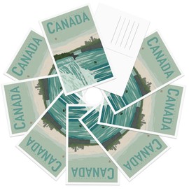 gaeaverse Niagara Falls Canada Landscape Postcards Vintage Postcards 9pc/Set World Cities Greeting Cards for Business World Travel Landscape Postcard Decor Gift