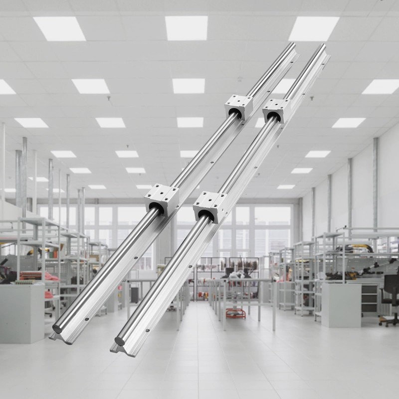 VEVOR Linear Rail Slide SBR16-1500mm 2 PCS and 4 PCS