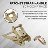 2" Ratchet Strap Handle & J Hook f Race Car