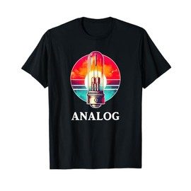 Vacuum Tube Amp Analog Vintage Retro 80's 90's Analog T-Shirt