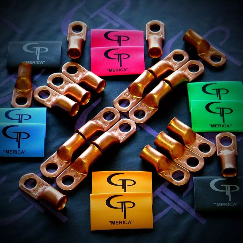 GP Car Audio Big 3 UPGRADE wiring Kit OFC COPPER