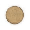 Round Rosette, Solid Hardwood Paint Grade, 4 1/2" x 3/4",