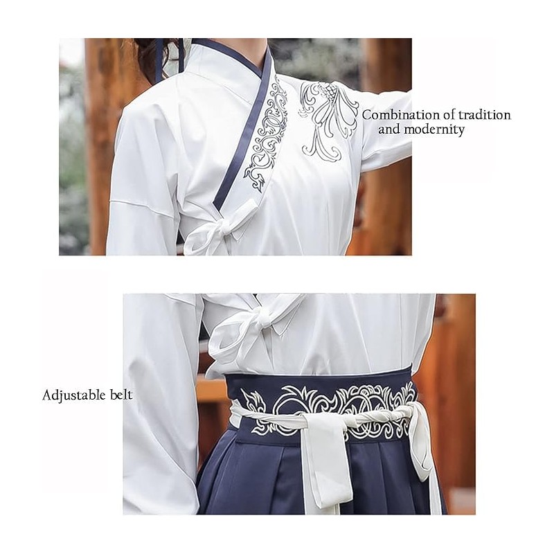 Lady Lazy Unisex Han Clothing Set, Kimono, Hakama, Kimono, Long,