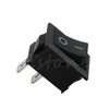 Mini Black On/Off Rectangle Rocker Switch Miniature Car Boat Button