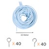 30 Meter Plastic Coated Curtain wire with 40 Hooks and