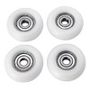 4pcs Roller Wheel Parts Replacement for Total Gym Wheels/Rollers, Fit