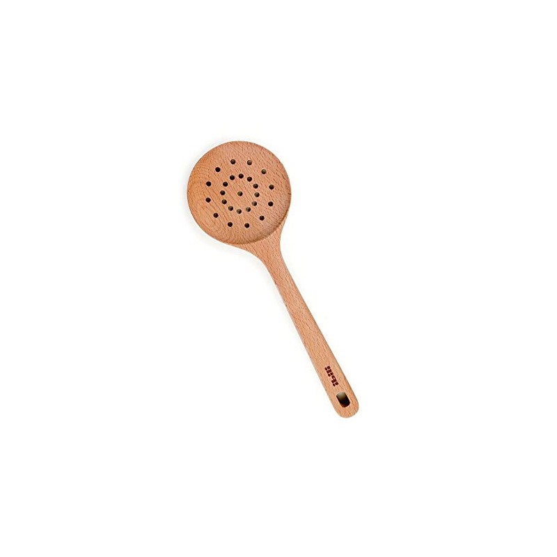IBILI 746630 Slotted Spoon, Wood, Brown, 30 x 10 x