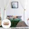Hangtty Magnetic Curtain Tiebacks 6 Pack Rope Decorative Curtain Tie