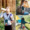 AORTDES 25/32/40/64OZ Water Bottle Bag Holder Carrier- Insulated Crossbody Sling