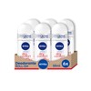 Nivea Dry Comfort Roll-On Air Freshener 6 x 50ml Antiperspirant