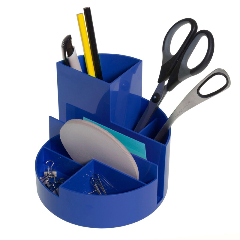 Maul Desk Organiser, Round Box Diameter 14 x 12.5 cm,