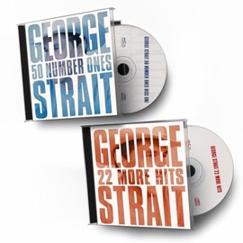 George Strait - "Just Strait Hits Collection" 72 All Time Plus 1 Bonus Track Greatest Hits CD Collection