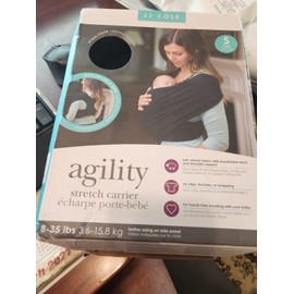 JJ Cole New JJ Cole Agility Infant Carrier Flex Stretch Carrier 2 Position 8-35LBS Black