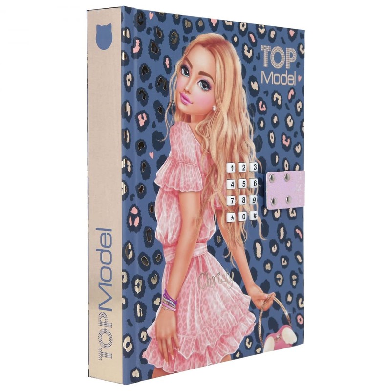 Depesche 11897 TOPModel Secret Code Diary in Blue with Model