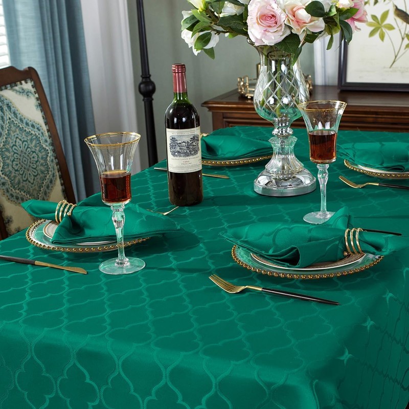 Christmas Cloth Napkin Spillproof and Wrinkle Resistant Square Jacquard Napkin