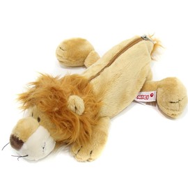 NICI Lion Figure case, Animal Figure Bag, Dog Plush, Ladies Cosmetic Bag