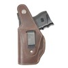 Barsony Brown Leather OWB Belt Clip Holster for Beretta APX