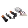 48V 800W Brushed Motor Controller with Yellow Grips Set Heat