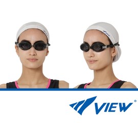 View T512EP SK Swimming Goggles, Made in Japan, No Assembly Required, Wide Vision Goggles, For Myopia, Ages 10 to Adults, Prescription -8.0