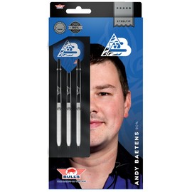 Bull's Andy Baetens Steel Darts | 90% 22g Steeltip Darts | Professional Darts for Every Player