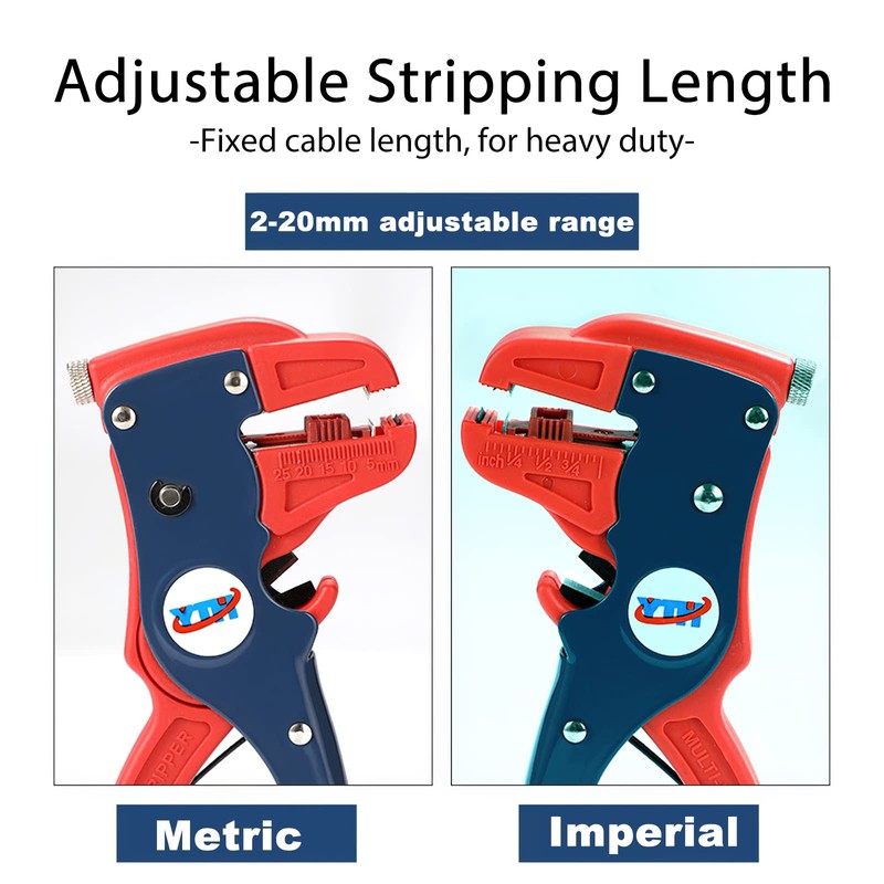 LIUJINCAN Automatic Wire Stripper and Cutter, Self Adjusting Insulation Stripper