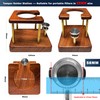 NEOUZA Coffee Tamping Station, Portafilter Stand Holder, Fits Most Espresso