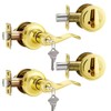 NIZADO Keyed Alike Door Lock Sets with Single Cylinder Deadbolt,