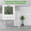 Freezer Temperature Alarm, Briidea Wireless Fridge and Freezer Thermometer with