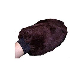 Engel Sheepskin Grooming Mitt (Brown)