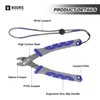 Booms Fishing Crimping Pliers Tool: 6.5in Crimper for Single Barrel