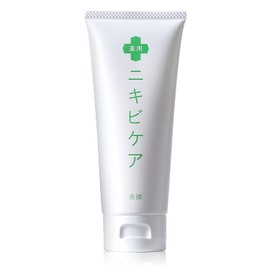 Acne Face Wash, Quasi-Drug, Unisex Medicinal Acne Care for Face, For Sensitive & Dry Skin, Foaming Face Wash, Pimple Prevention, Pore Cleanser, Additive-Free 3.5 oz (100 g)