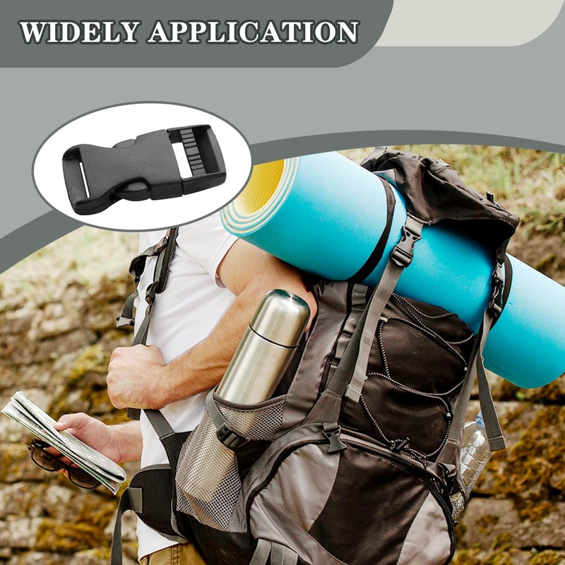 10PCS Plastic Buckles 20MM 25MM, Quick Side Release Clips Quick