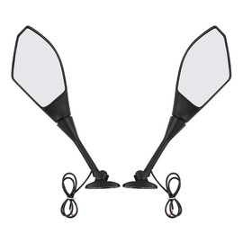 TCMT Rear View Side Mirrors With LED Smoke Turn Signal Fit For Honda CBR600RR 2003-2024 CBR1000RR 2004-2007 CBR300R 2015-2022 CBR500RR 2013-2018 CBR250R 2011-2016