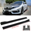 Unbranded Front Bumper Chin Lip Splitter Spoiler Body Kit +