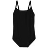 Danskin – Little Girls 'Camisole Nylon Leotard, Color Negro, Talla