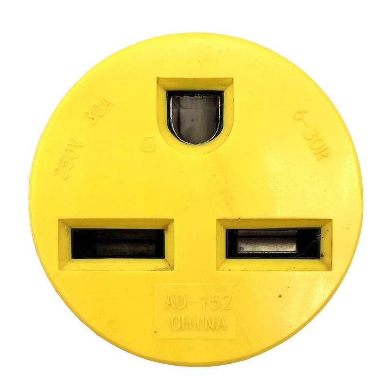 Parkworld 62923 NEMA L14-30P to 6-30R Adapter 4-Prong Generator 30A